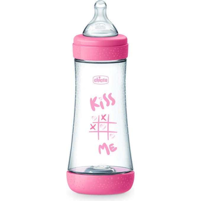 Бутылочка пластикковая CHICCO PERFECT 5 NEW GIRL 300 мл быстрый поток 00020235110040