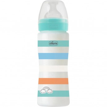 Бутылочка пластиковая CHICCO WB GREEN BOY, 330 мл быстрый поток
