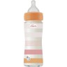 Бутылочка стекляная CHICCO WB ORANGE GIR 240 мл медленый поток 00028721110000