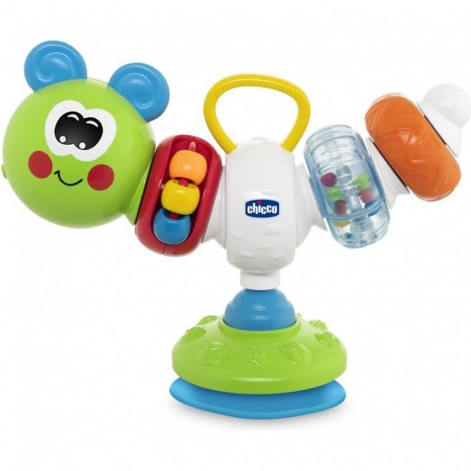 Игрушка для стульчика для кормления CHICCO "Гусеница" 6-18 м, Разноцветный 00010036000000