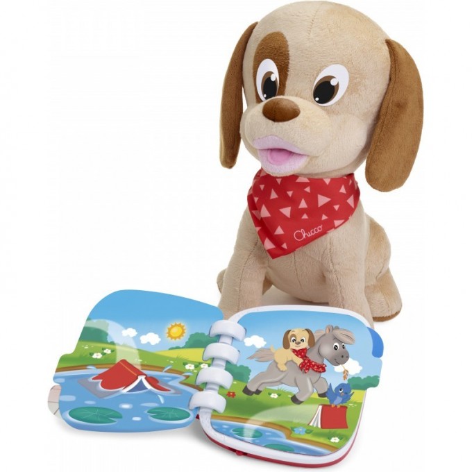 Игрушка мягкая CHICCO Говорящий Щенок, Разноцветный 9606000180