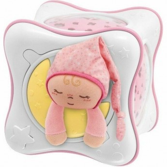 Игрушка-проектор в виде куба CHICCO "Радуга" (розовая) 0+, Розовый