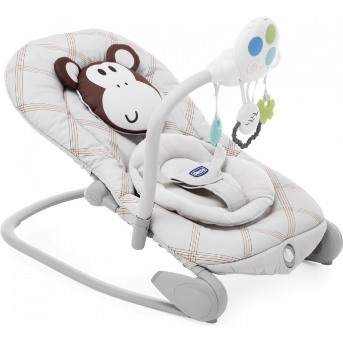 Креслице-качалка детская CHICCO BALLOON, Monkey 8079652330000