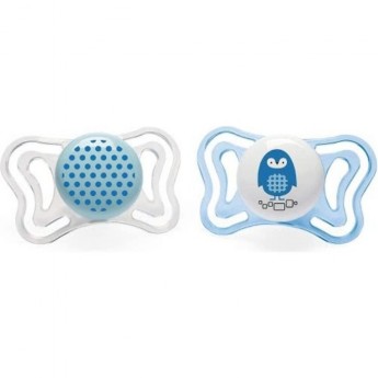 Пустышка CHICCO PHYSIO LIGHT BOY 2-6M SIL 2P C