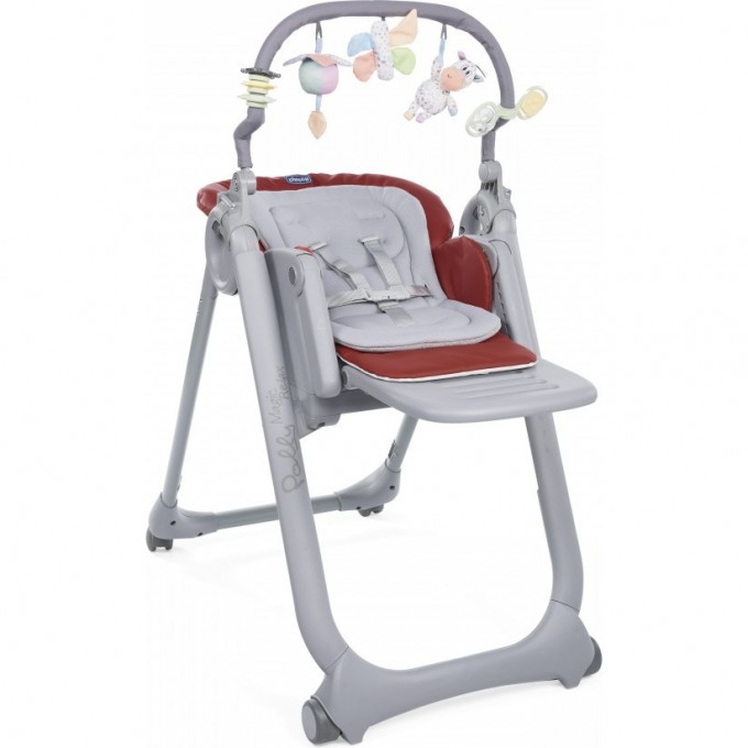 Стульчик CHICCO POLLY MAGIC RELAX RED PASSION 00079502640000
